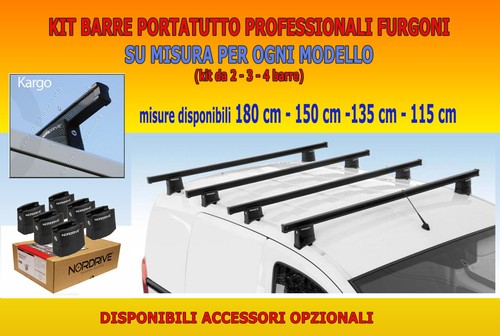 Kit barre acciaio 180 e - acciaio, cm