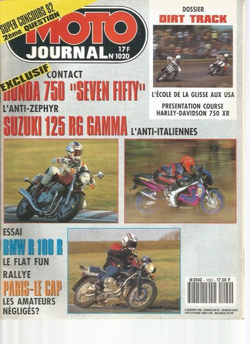 Moto journal 1020 honda - moto,
