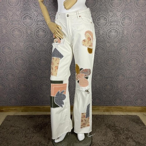 Jeans donna bershka beige - jeans,