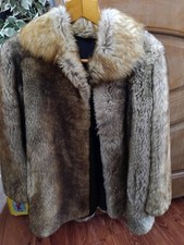 pelliccia Simil Lupo Anni 90 Vintage