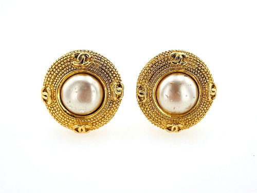 Orecchini vintage chanel finta - orecchini,