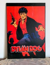 Quadro DYLAN DOG stampa su legno anni 80 cm. 41 x 28,5