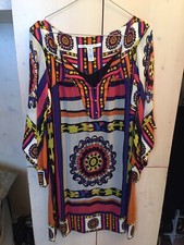 DIANE VON FURSTENBERG DVF LUSSO VESTITO DRESS SETA PRINTED TABALAH ORIGINAL 6 US