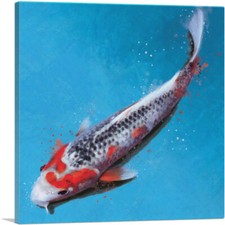 ARTCANVAS Asagi Koi Carp Fish