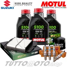 Tagliando SUZUKI SV650/650 S Abs 2007 2008 2009 / 5100 10w40 + filtri candele