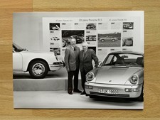 Foto di fabbrica Porsche 30 anni 911 Prof. Ferry e Ferdinand Alexander Porsche 1993