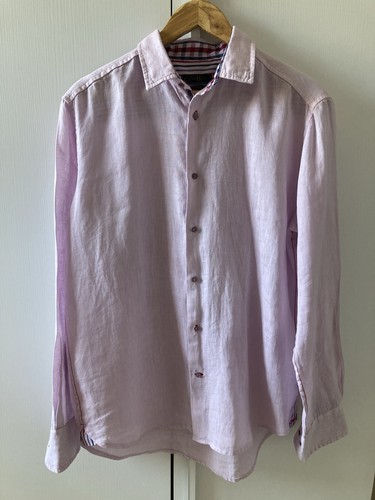 Camicia lino rosa nuova - in, rosa,