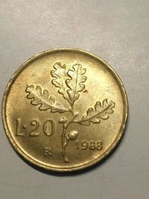 MONETA DA 20 LIRE 1988
