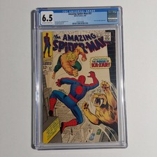 Amazing Spider-Man 57 CGC 6.5 Ka-Zar and Zabu appearance