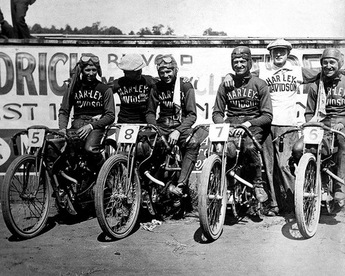 Foto storica classica harley - foto,