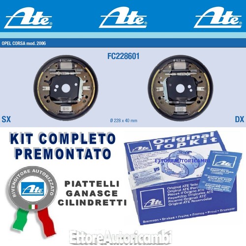 Kit freni posteriori - kit,