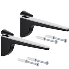 2x Vetro Scaffale Supporto