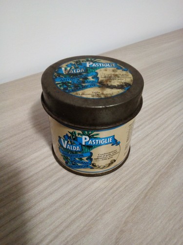 Scatola latta pastiglie - latta,