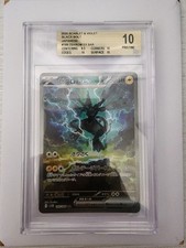 2025 Pokemon Bullone Nero Giapponese #169 Zekrom EX Sar Pristine BGS 10