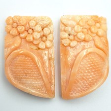 ANTICHI ORECCHINI DI CORALLO