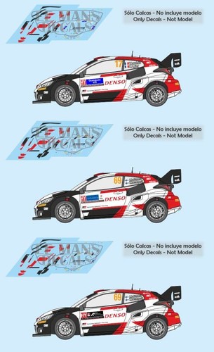 Decals toyota yaris - decals, rally