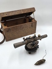 Transito livello di rilievo artigianale vintage con orig. Custodia - Strumento ottico vintage