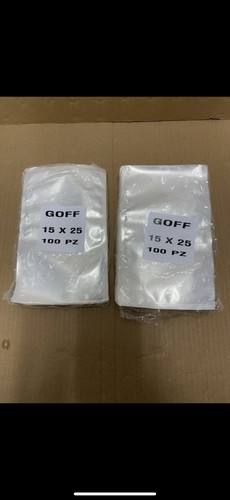 Sacchetti per sottovuoto 15x25