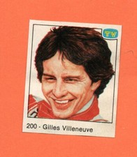 ROOKIE CARD GILLES VILLENEUVE # 200 TV SORRISI E CANZONI 1979 VEDI FOTO B