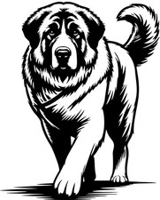 Adesivo CANGAL - cane pastore