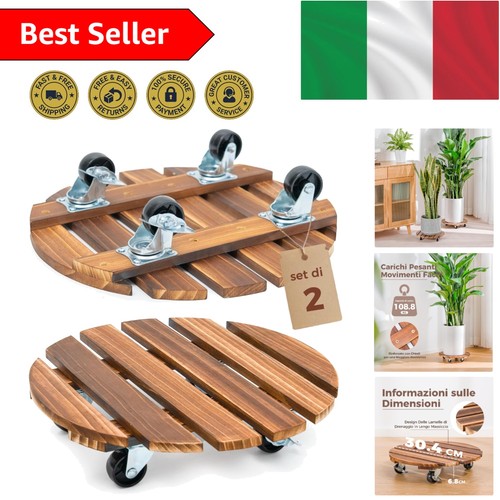 Set basi rotonde in legno - set,