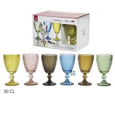 SET 6 CALICI CESAREO IN VETRO