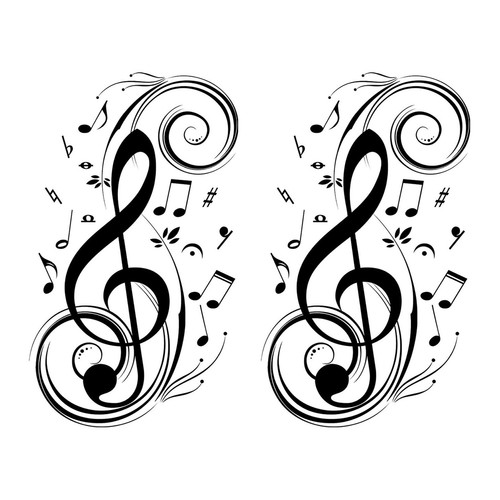 Adesivi murali musica beat - murali,