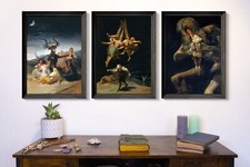 Francisco de Goya dipinti neri grande stampa artistica, arte da parete, decorazione, A3+