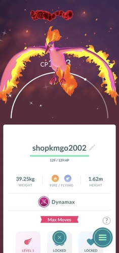 Pokémon shiny dynamax moltres - shiny,