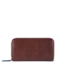 Portafogli Piquadro Pd1515b2sr Donna Pelle Marrone