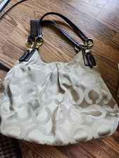 Borsa Coach Gold Mia Op Art