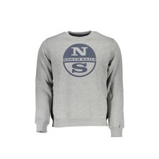 North sails felpa uomo grigia - north,