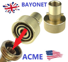 Adattatore LPG Per Motorhome Americano Con File Interno ACME A BAIONETTA UK