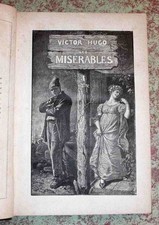 1870 circa -  Victor HUGO - Les Misérables - 5 volumi - figurato