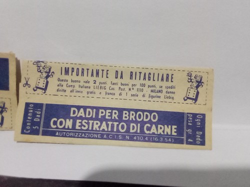 Vecchia pubblicità dadi - pubblicità, per