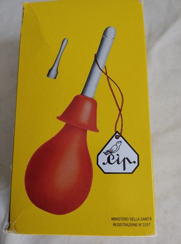 Rubber enema clistere pera - rubber,
