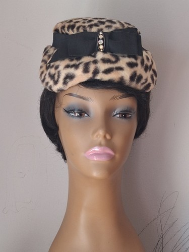 Cappello fascinator leopardato - cappello,