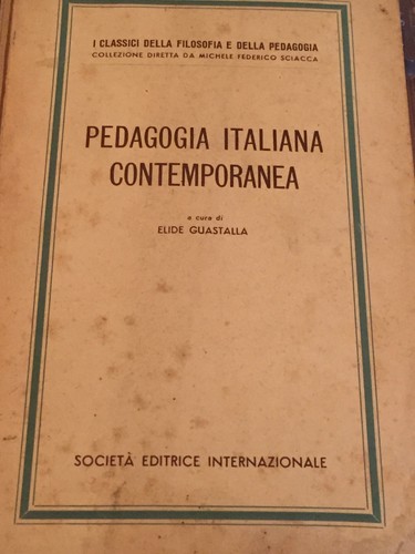 Pedagogia italiana - pedagogia,