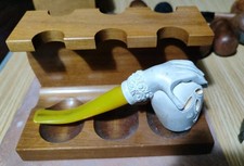 BREBBIA PIPA SCHIUMA DI MARE DECORATA Fumata