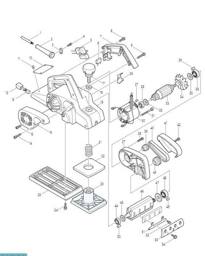 Makita ricambi per pialla - makita,