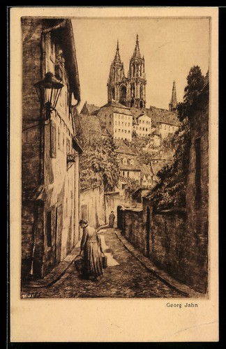 Meißen veduta del castello - veduta,