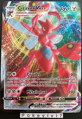 Carte pokemon cizayox 119 - pokemon,