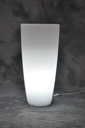 Vaso resina tondo luminoso - tondo,