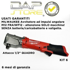 USATI GARANTITI - Avvitatore ad impulsi angolare da 1/2" quadro M12 FRAIWF12-0