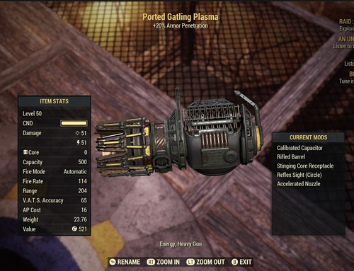 Fallout gatling - fallout, (xbox)
