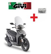 Parabrezza COMPLETO chiaro KYMCO Agility S 125 200  2022 2023 2024 2025 GIVI
