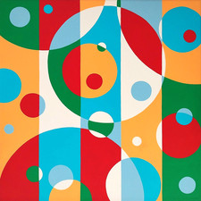 TELA QUADRO ASTRATTO COLORATO