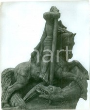 1936 MOSTRE D'ARTE Giuseppe DI PRINZIO San Giorgio *Fotografia coeva scultura