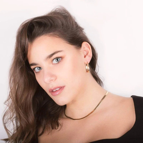 Collana oro rosa snake