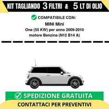 Tagliando per MINI Mini One 55 kw Benzina 2009-2010 - 5 Lt di olio + 3 Filtri